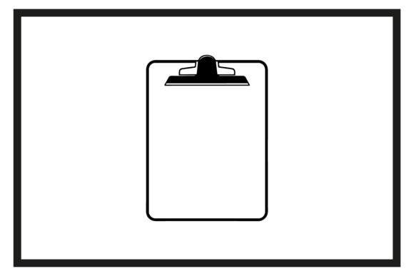 Download Checklist,clipboard Silhouette Outline - Silhouette outline Collection