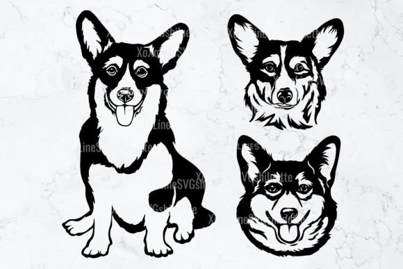 Download Corgi Svg Silhouette Outline Clipart - Silhouette outline Collection