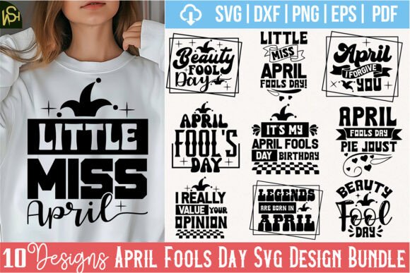 Download April Fools Day SVG Design Bundle - Premium Resources
