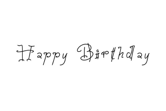 Download Happy Birthday Font - Birthday font Collection